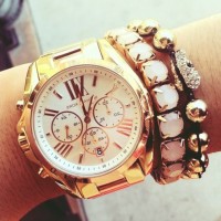 Michael kors altın sarısı kadın kol saati