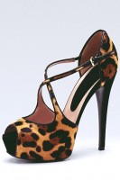 leopar desenli yüksek topuklu ayakkabı kadın gucci