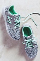 mavi yeşil new blance kadın spor ayakkabı