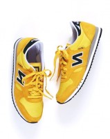 sarı new blance kadın spor ayakkabı