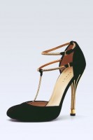 siyah yüksek topuklu kadın ayakkabısı gucci
